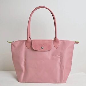 Longchamp Pink Le Pliage Large Tote
